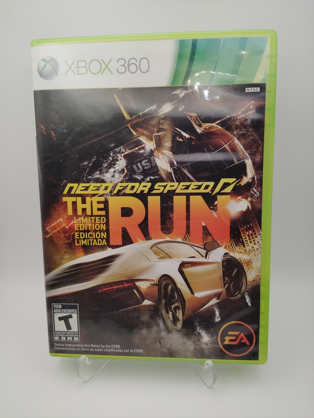 Microsoft Xbox 360 Need for Speed: The Run - Bright Green Case